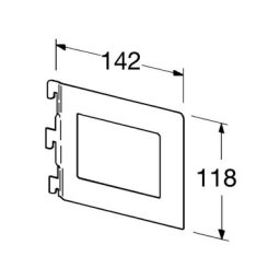 Console serre livres - Décor : Blanc - ral : 9003 - element system - Vendu à l'unité