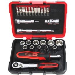 Coffret de douilles et accessoires ultimate® 1/4'', 27 pièces