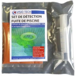 Visio Tech - Set de détection de fuites Piscine et bassin - Colorant + Seringue