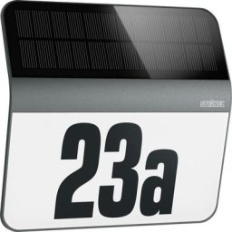 XSolar lh-n 035730 Eclairage solaire pour numéro de maison 0.03 w blanc froid anthracite D828311