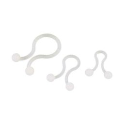 Attache oméga Plage de Ø du faisceau: 21.30 mm (max) TRU COMPONENTS TC-TT24-20203 1593083 naturel