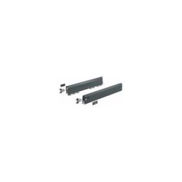 Kit arcitech hauteur 94 anthracite pour paroi arrière acier - Longueur : 400 mm Hettich