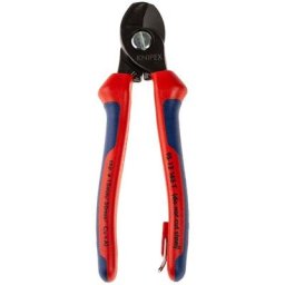 Coupe-câbles 165mm Knipex 15mm/50mm² Cu/Al - Gainage bi-matière - Œillet antichute - ( Prix pour 1 )