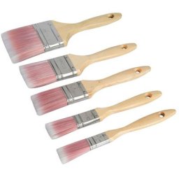 Lot De 5 Pinceaux Synthétiques 5 Pcs Silverline 282408