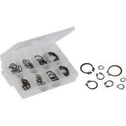 Silverline - circlips assortis 64 pièces 581692