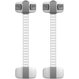 Blue Dream - 2pcs Bloque Fenetre Enfant Bébé Entrebâilleur Fenêtre Serrures de Sécurité bébé Gris
