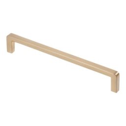 Poignée warwick - Décor : Or brossé - Entraxe : 160 mm - Longueur : 168 mm Fosun Vendu à l'unité