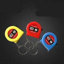 Lot de 3pcs Mini Mètre déroulant en plastique ABS(1m6mm)