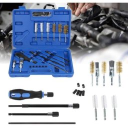 19TLG boussoles d'injection outils siège serie Brosse de nettoyage siège d'injecteur - Bleu - Vingo