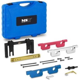 MSW - Kit Calage Distribution Moteurs 6 Cylindres bmw N51 N52 N53 N54 N55 + Mallette - Noir