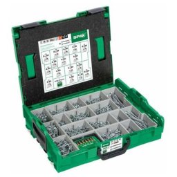 Malette plastique de montage l-boxx, Kit de vis avec 16 dimensions, Tête fraisée, t-star plus,