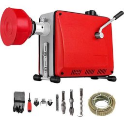 Vevor - 220v 100mm Machine De Nettoyage Vidange Tuyaux Deboucheur 400rpm