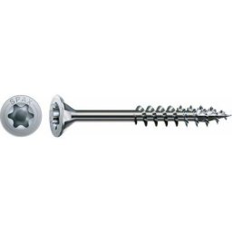 Spax - Vis universelle, 3,5 x 30 mm, 200 unités, Filetage partiel, Tête fraisée, t-star plus T20,