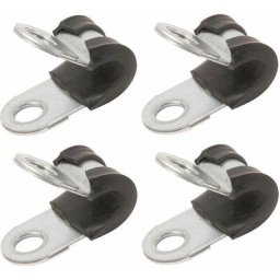 Cyclingcolors - 4x colliers de serrage métallique avec insert caoutchouc diamètre 10mm fixation