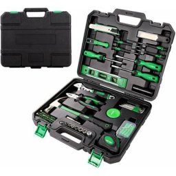 Todot - metakoo Coffret 121 Pièces Outils à Main, Kit d'Outils avec Boîte de Rangement, Valise de