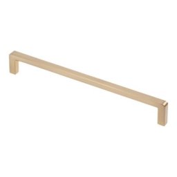 Poignée warwick - Décor : Or brossé - Entraxe : 192 mm - Longueur : 200 mm Fosun Vendu à l'unité