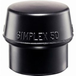 Halder - Simplex insert Ensemble en caoutchouc noir 30 mm Major