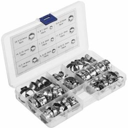 Ayyqh - 80 pièces colliers de serrage à oreille unique pince à sertir Kit d'outils de sertissage en