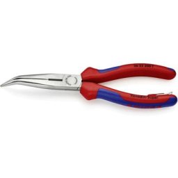 26 22 200 t pour latelier Pince plate à becs ronds coudée à 40° 200 mm - Knipex