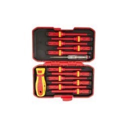 Tournevis isolant 1000 v Kit manuel magnétique, 13 pcs vde lot de vis isolantes ensemble de