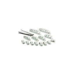 Tru Components - Support de câble wcm-set-tt 1386629 transparent 19 pc(s) - transparent