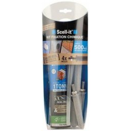 Kit de Scellement chimique Tiges inox M8 Garanties à vie Scell-it Jusqu'à 500Kg résistance