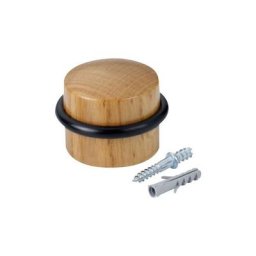 Inofix - Butée de porte à vis + joint - chêne