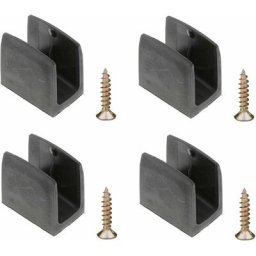 4x Clip bloqueur de manivelle volet Roulant noir Support Guide Manette Plastique 15mm - 18mm