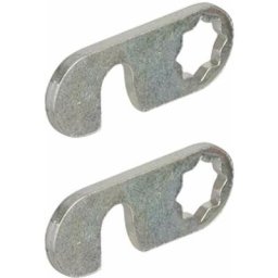 2x Came à crochet en acier zingué 40 x 15mm pour batteuse SYMO Serrure Cylindre Noyau Insert Verrou