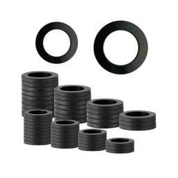 50 Pcs Bagues D'étanchéité pour Tuyau en Caoutchouc Rondelles Plates en Caoutchouc Set Bonne