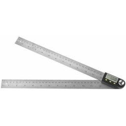 Règle D'angle Numérique 2 En 1 Angle Finder 0-300mm 360 ° Acier Inoxydable Rapporteur Electronique