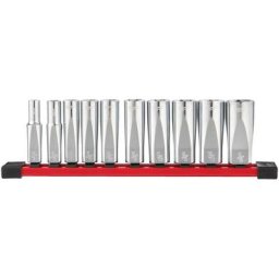 Milwaukee - Set de 10 douilles 6 pans longues 3/8 impérial 10PC 4932492510