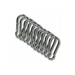Wahaison - Mousqueton 8 Mm Lot De 5 Paires De c.p. Sports Mousqueton Crochet Mousqueton