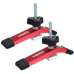 Lot de 2 Pinces de table à cliquet, pince de serrage à dégagement rapide 142.5cm