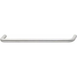 Poignée de meuble design 298x35mm entraxe 288mm placard étagère cuisine salle de bain, acier chromé