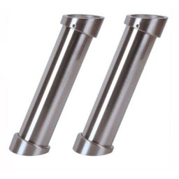 Nordlinger - pro Lot de 2 Supports de Snack Rond Lux Finition Inox - Acier - Normal 780033