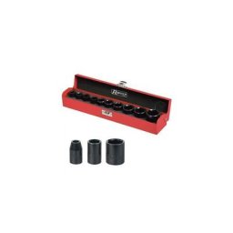 Ribitech - Coffret métal de 10 douilles pour clé à choc 38mm