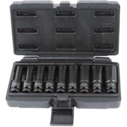 Ks tools - Jeu de 9 douilles torx femelles à chocs ks , E10-E11-E12-E14-E16-E18-E20-E24 - 515.1050