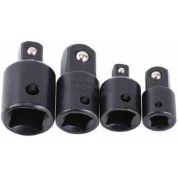 Embout Clé 1/4' 3/8' 1/2', Adaptateur Clé à Choc, 4pcs Douille Réducteur Embout Pour Clé à Douille,