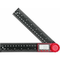 Rapporteur d'Angle Numerique Double chelle 360 Degrs, Rgle d'Angle 200 mm avec cran Lcd