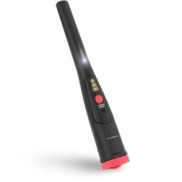 Détecteur De Métaux Portatif Pinpointer Vibration Son Lampe De Poche 10 Cm 360° - Argent, Crème,