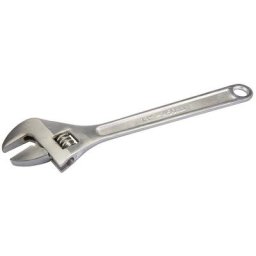 Silverline - Clé à molette Long. 450 mm - Mâchoires 50 mm