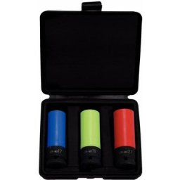 Ks Tools 1/2 roues en aluminium Kraft Jeu de douilles. 3 pcs. 515,1