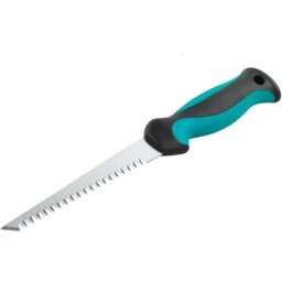 Wolfcraft - Scie à pointe manuelle pour la coupe avec manche à 2 composants 4033000