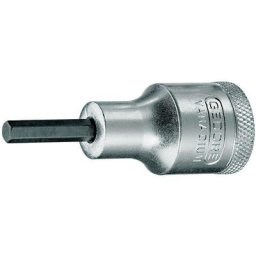 In 19 3/8AF 6155440 6 pans intérieurs Embout de tournevis 3/8 1/2 (12.5 mm) - Gedore