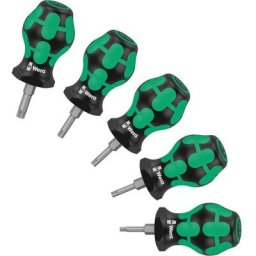 Wera - Stubby Set tx 1 pour latelier Jeu de tournevis 5 pièces
