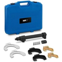 MSW - Kit Compresseur De Ressorts D'Amortisseurs Mc Pherson Comprime Ressort 8 pièces - Noir