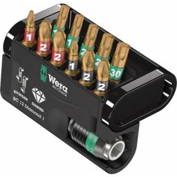 Bit-Check 12 Diamond 1 05057421001 Jeu dembouts 12 pièces vis Pozidriv, cruciforme Phillips, torx®