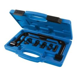 Silverline - Kit lève-soupape et embouts, 10 pcs, 16 - 30 mm, 16 - 30 Mm