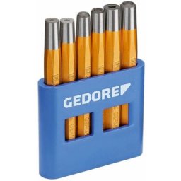 Nietzieher et -kopfsetzer set 6 pcs - Gedore